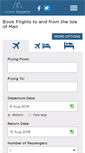 Mobile Screenshot of manxflights.com